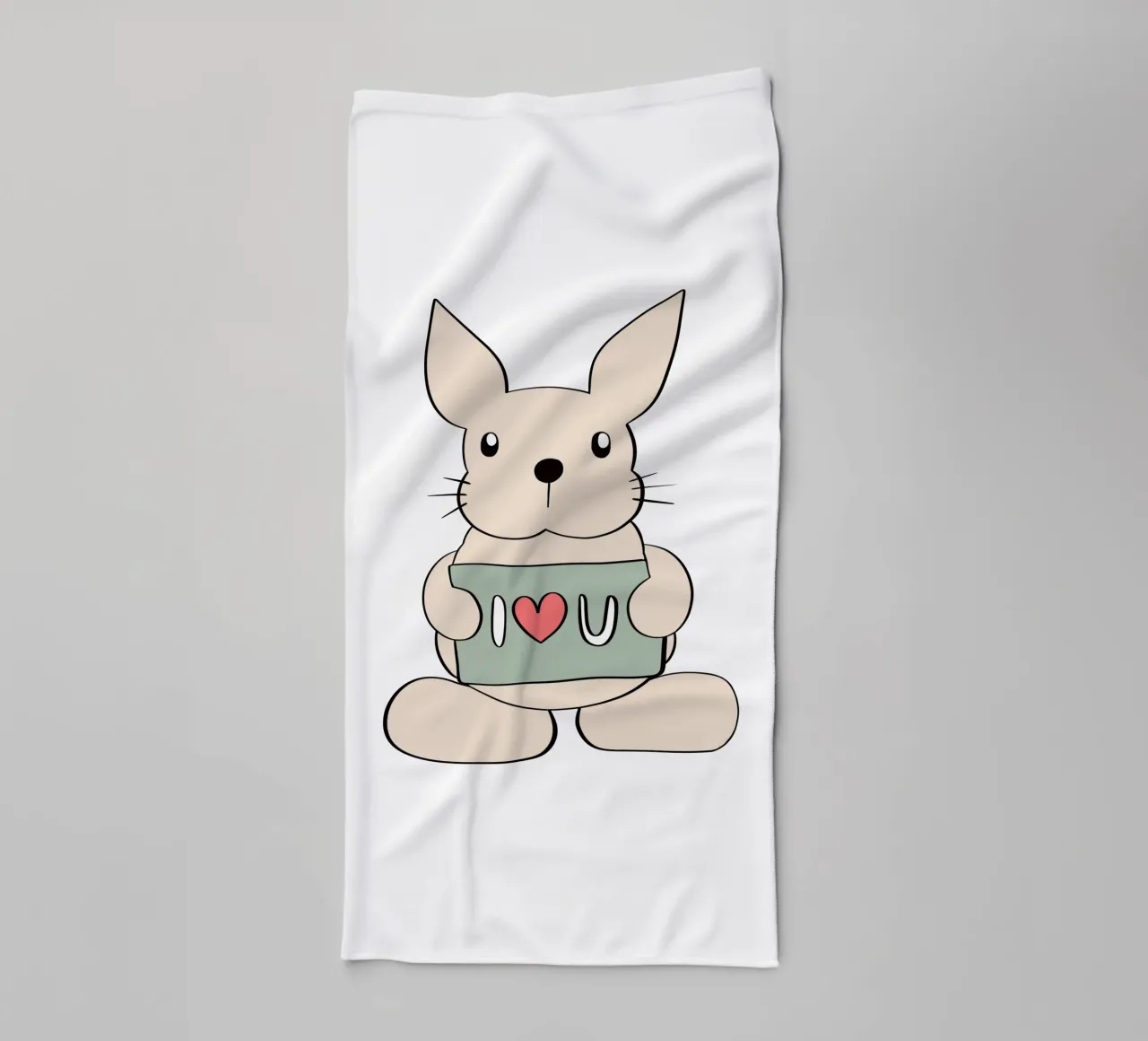 Hase liebt dich asciugamano da bagno da BAINAI