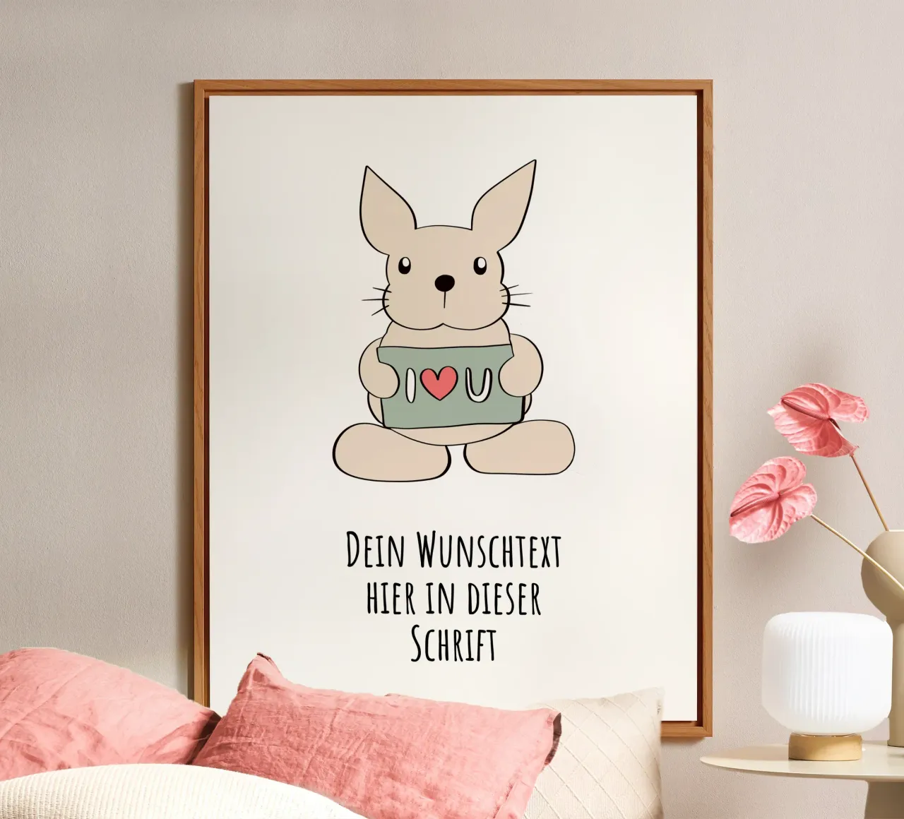 Wunschtext - Hase liebt dich pannello forex da BAINAI