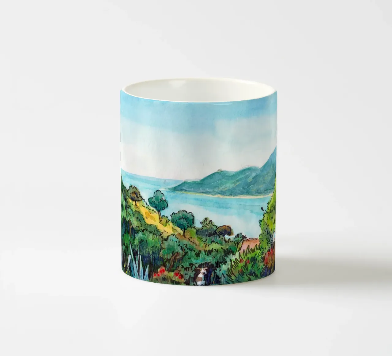 Baia in Corsica tazza in ceramica da C.WILL