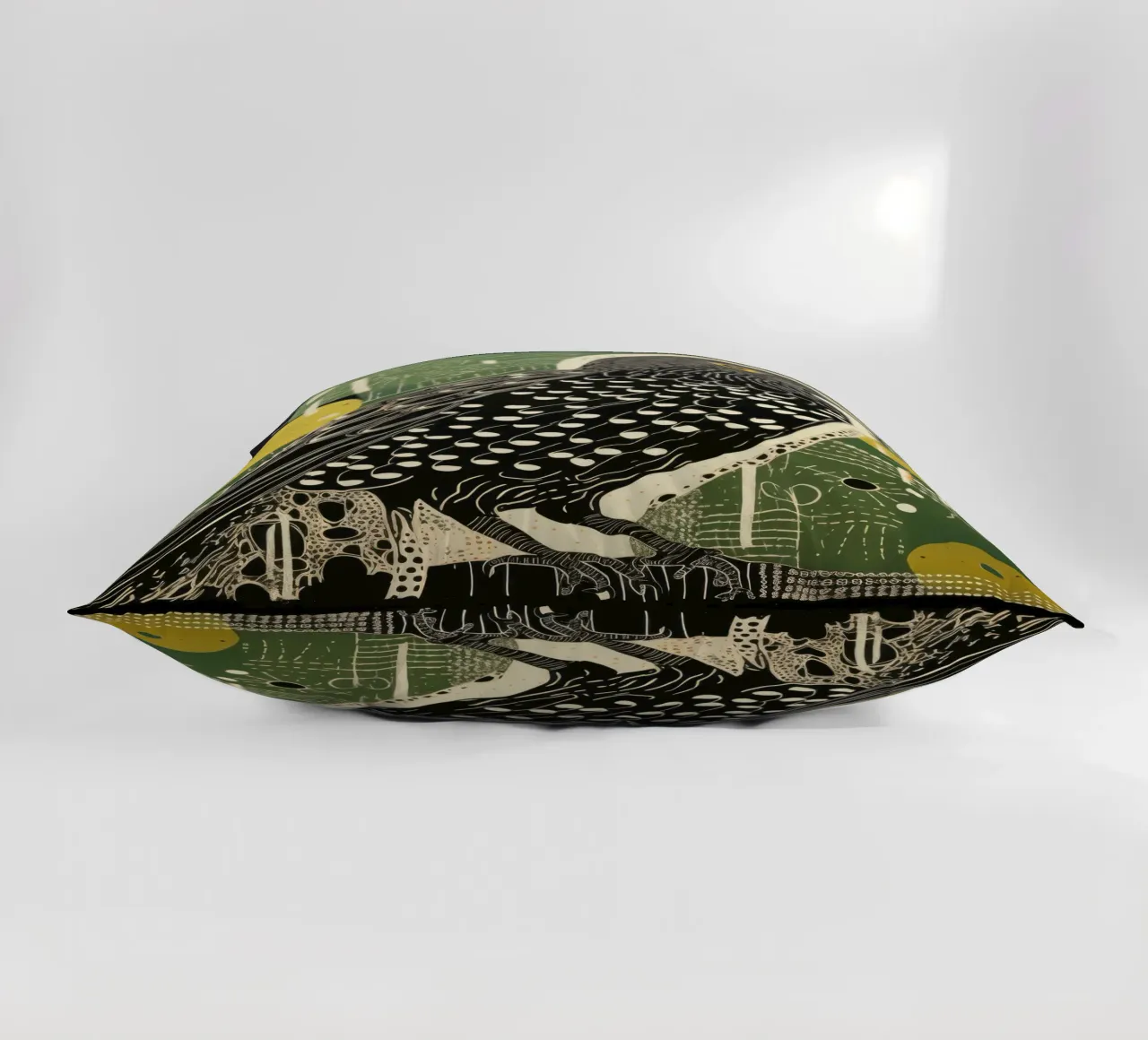Falco Verde 2 cuscino da Minimal Animal Art