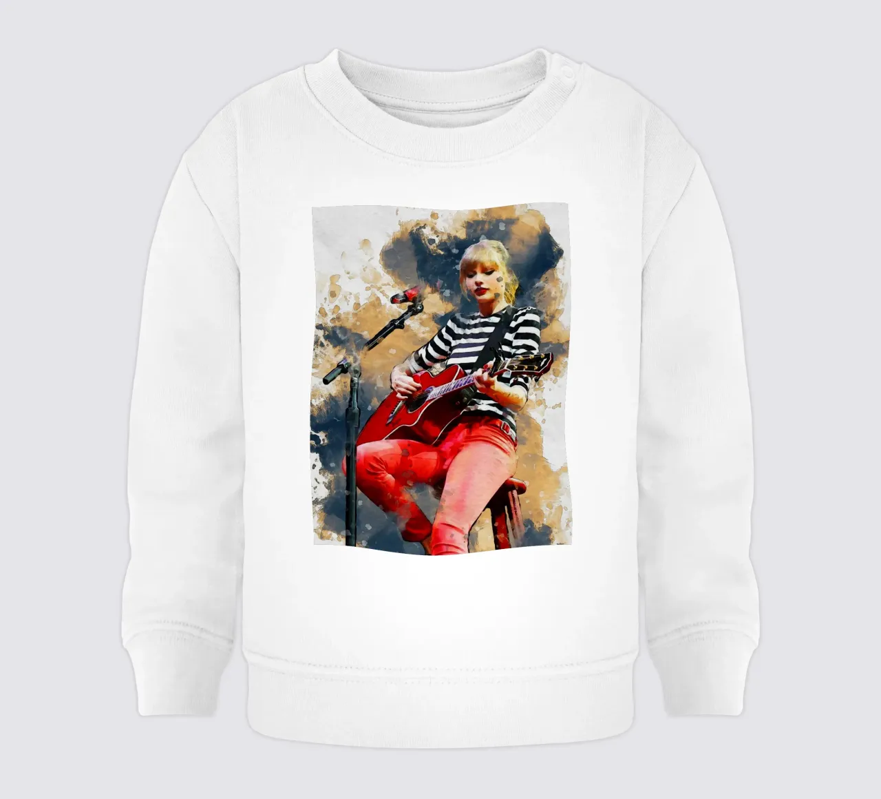 La mancha de Taylor Swift sudadera de bebé de Gunawan Rb