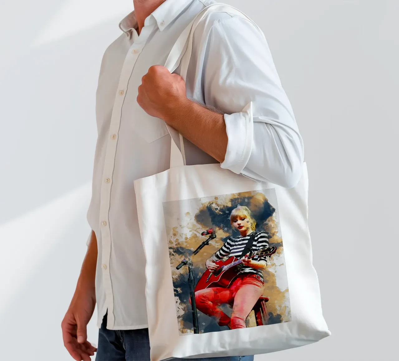 Sbaffo di Taylor Swift borsa in juta da Gunawan Rb