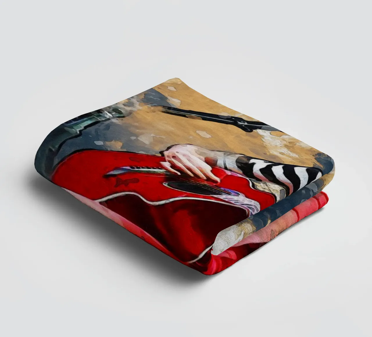 Smudge Of Taylor Swift towel by Gunawan Rb