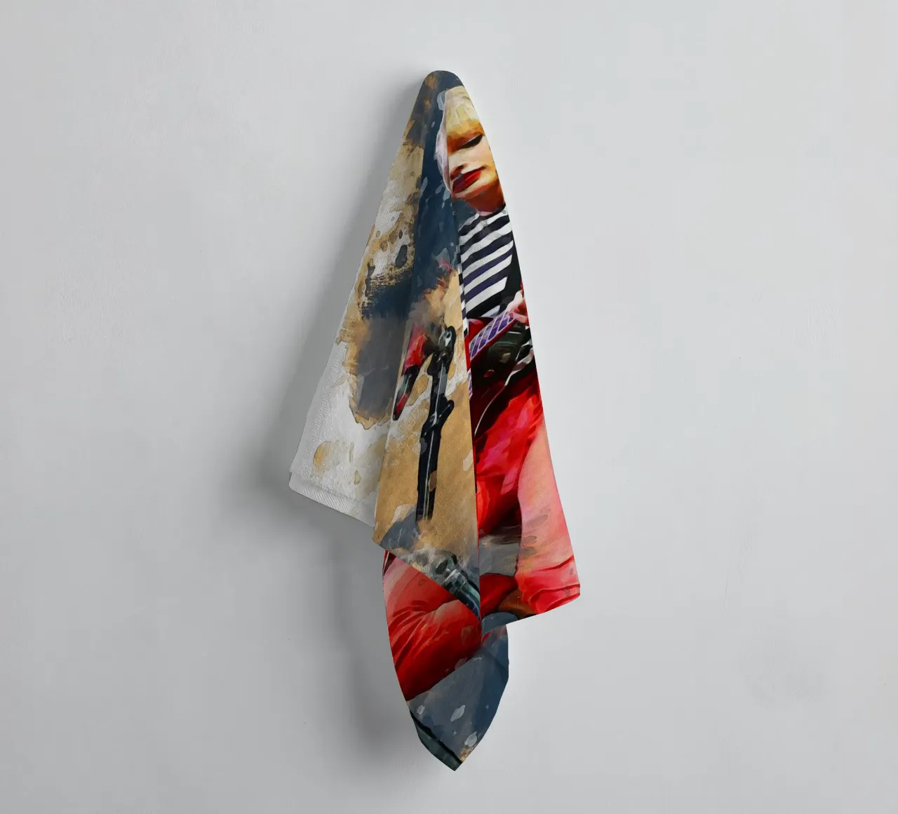 Smudge Of Taylor Swift towel by Gunawan Rb