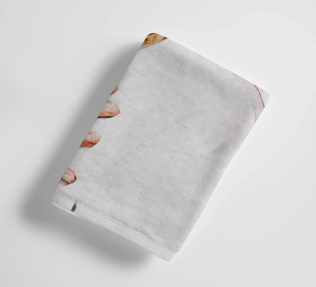 Smudge Portrait of Mac Miller towel by Gunawan Rb