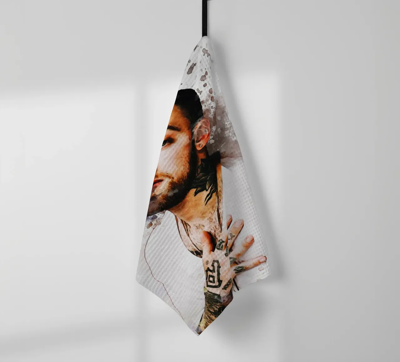 Portrait de Mac Miller par Smudge torchon de Gunawan Rb