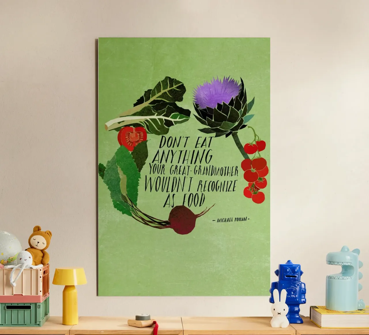 Don't Eat Anything alu-dibond by Eva Wünsch