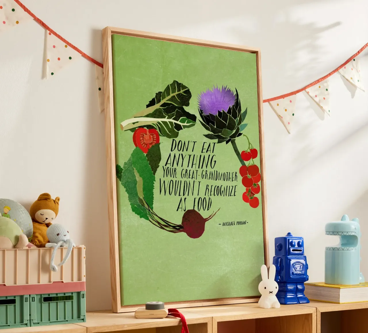 Don't Eat Anything Leinwand von Eva Wünsch