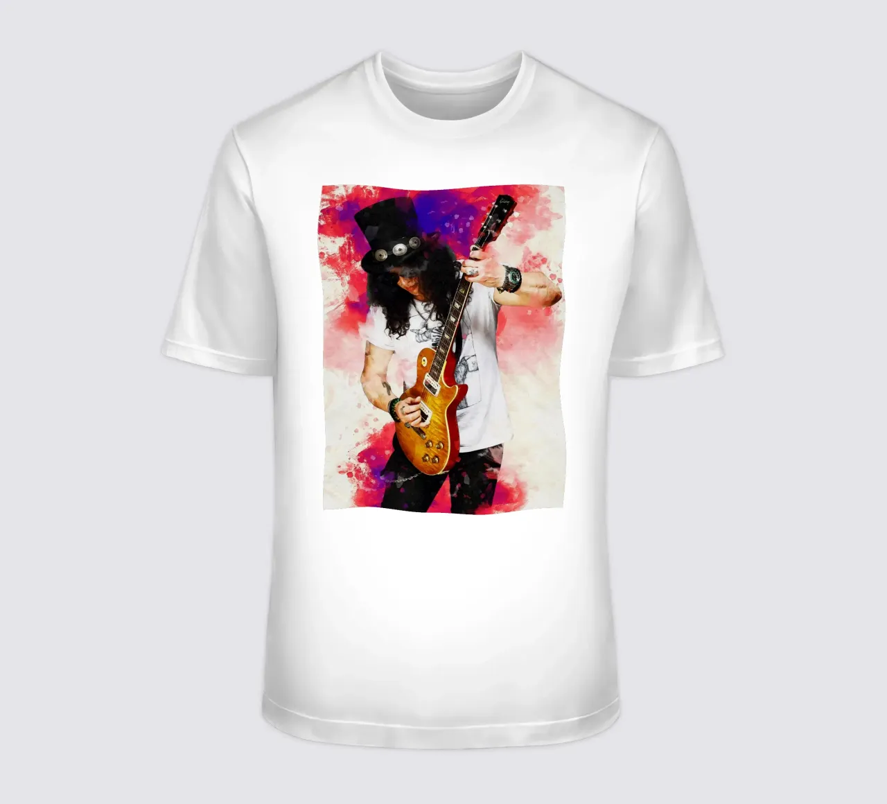 Sbaffo di Slash e chitarra t-shirt da Gunawan Rb