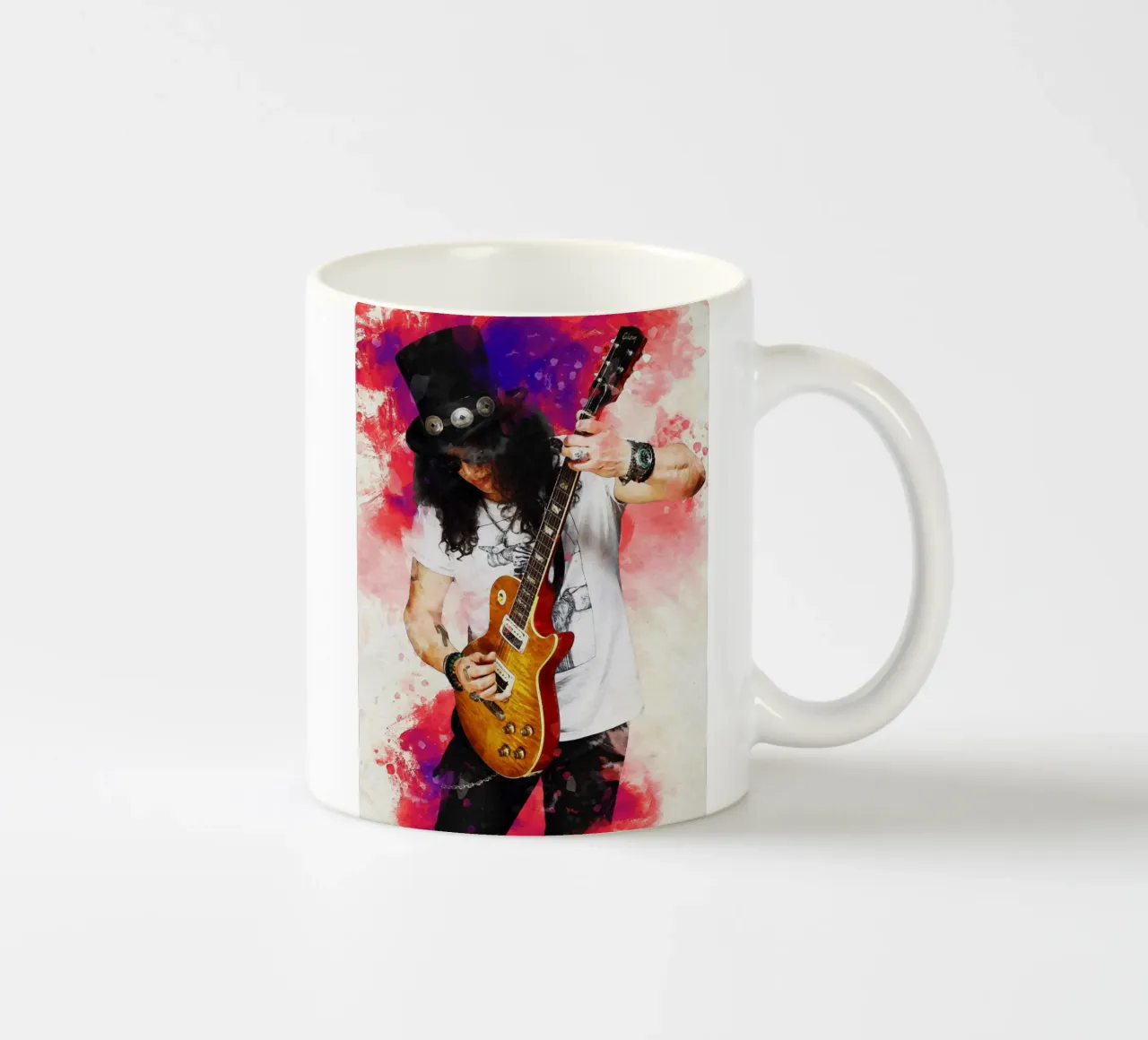 Sbaffo di Slash e chitarra tazza in ceramica da Gunawan Rb