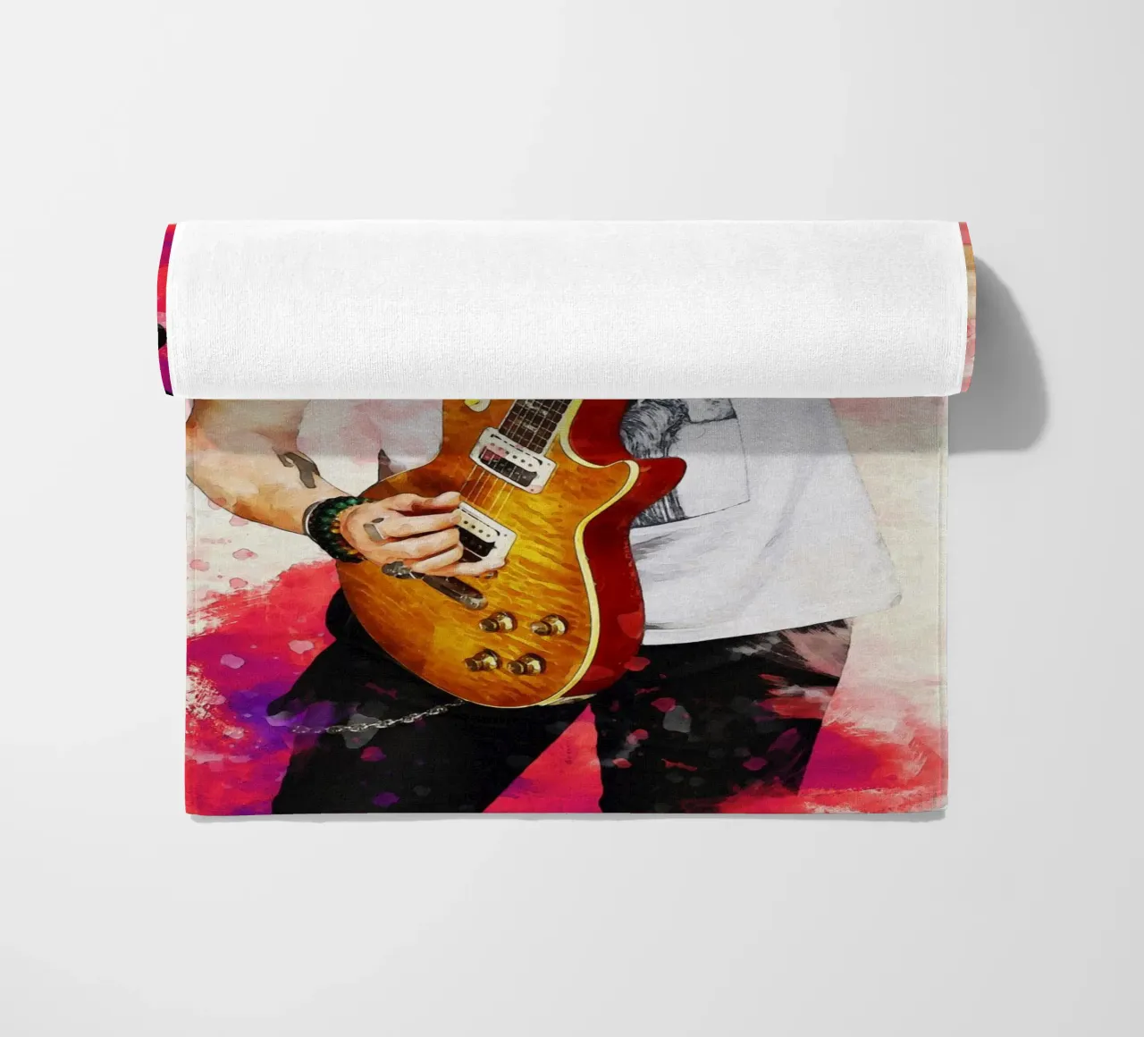 Sbaffo di Slash e chitarra telo mare da Gunawan Rb