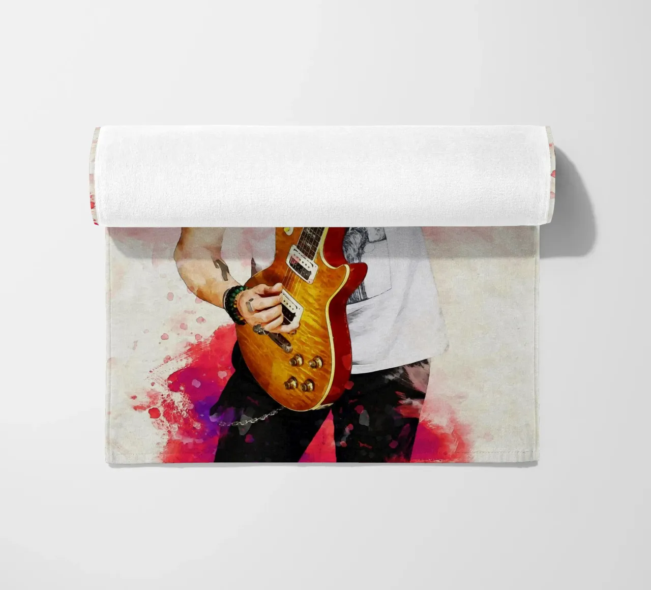 Sbaffo di Slash e chitarra telo mare da Gunawan Rb