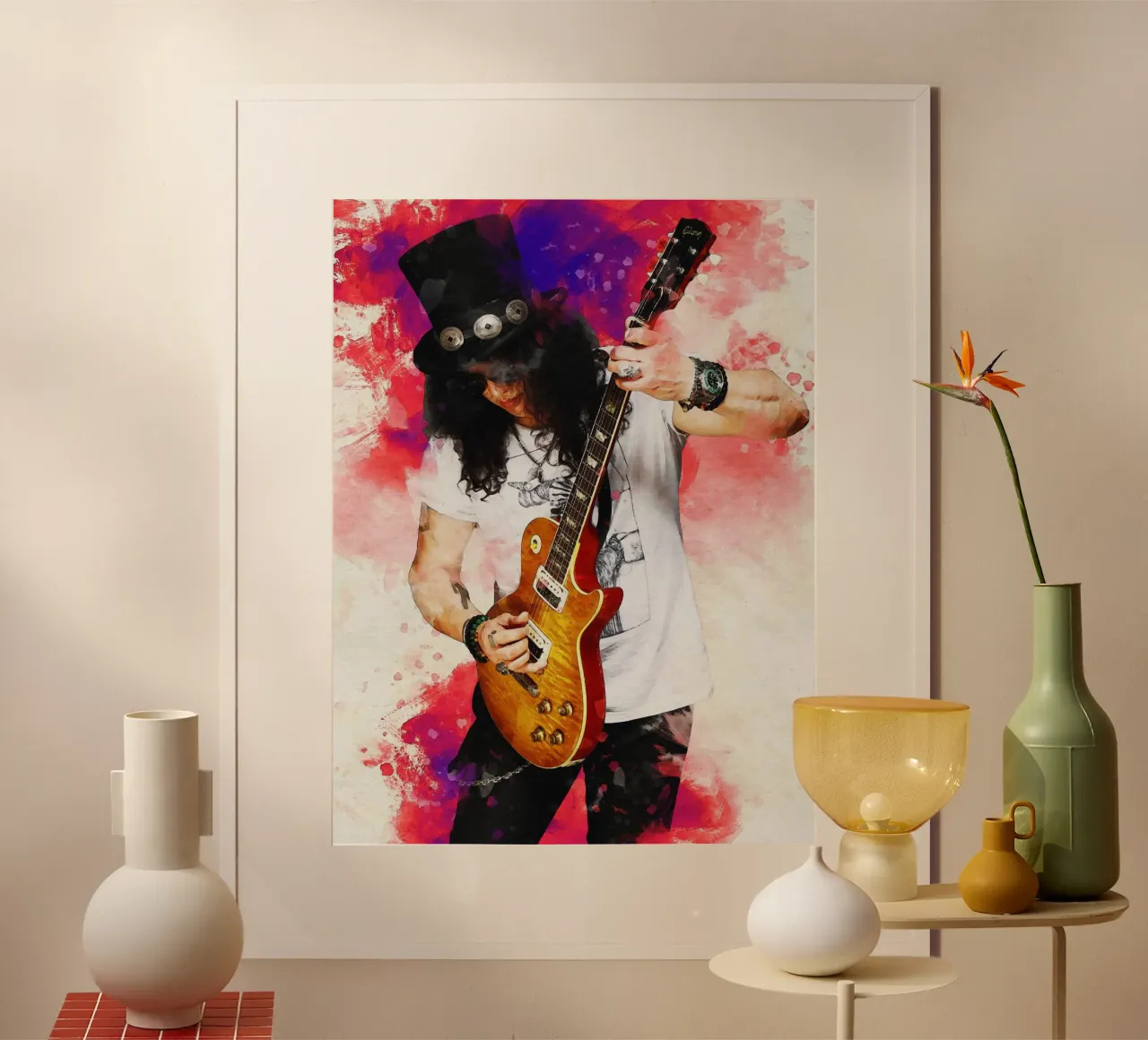 Sbaffo di Slash e chitarra carta hahnemühle da Gunawan Rb