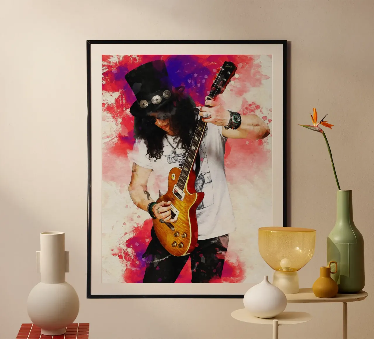 Sbaffo di Slash e chitarra carta hahnemühle da Gunawan Rb