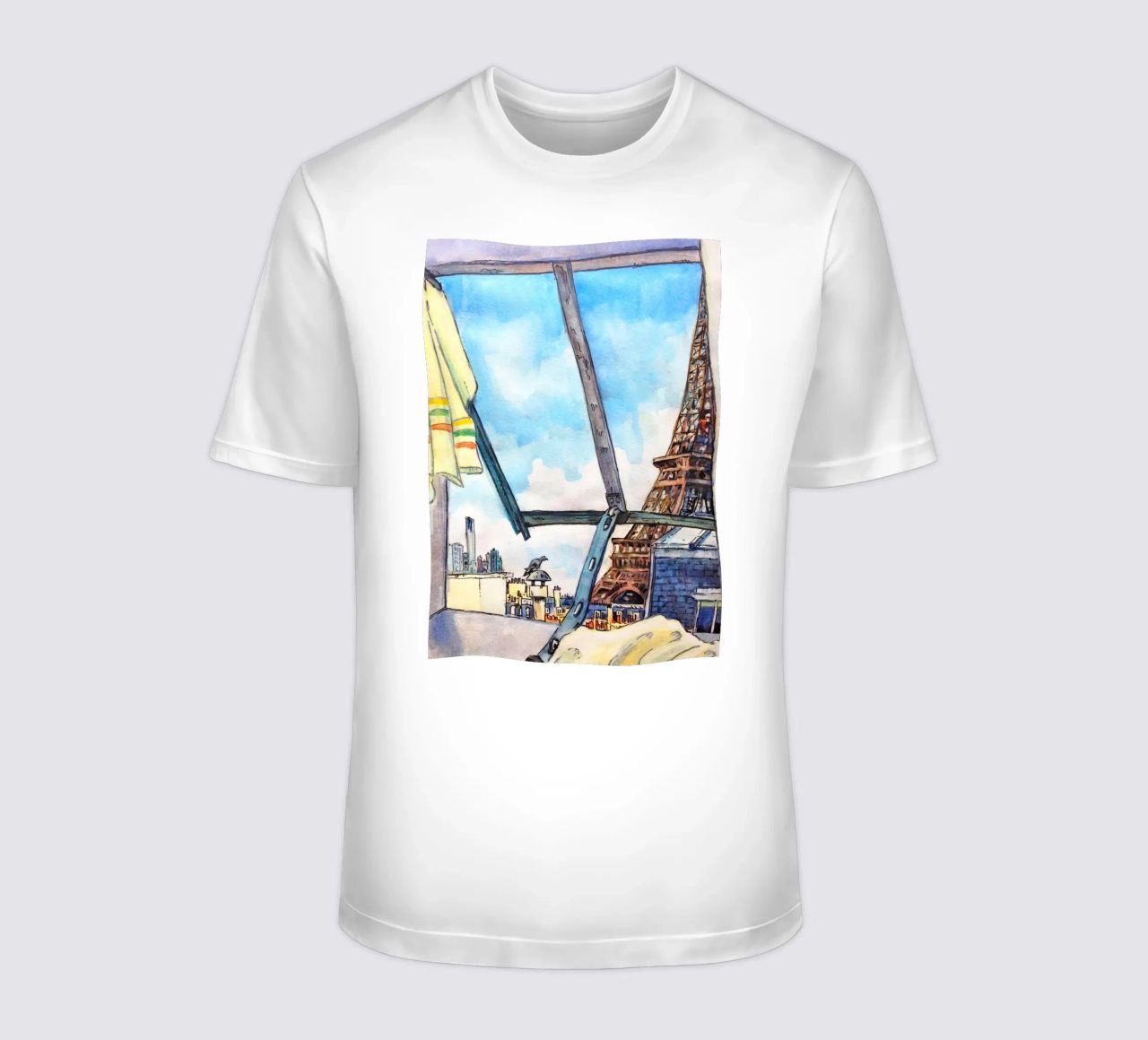 Vista sulla Torre Eiffel t-shirt da C.WILL