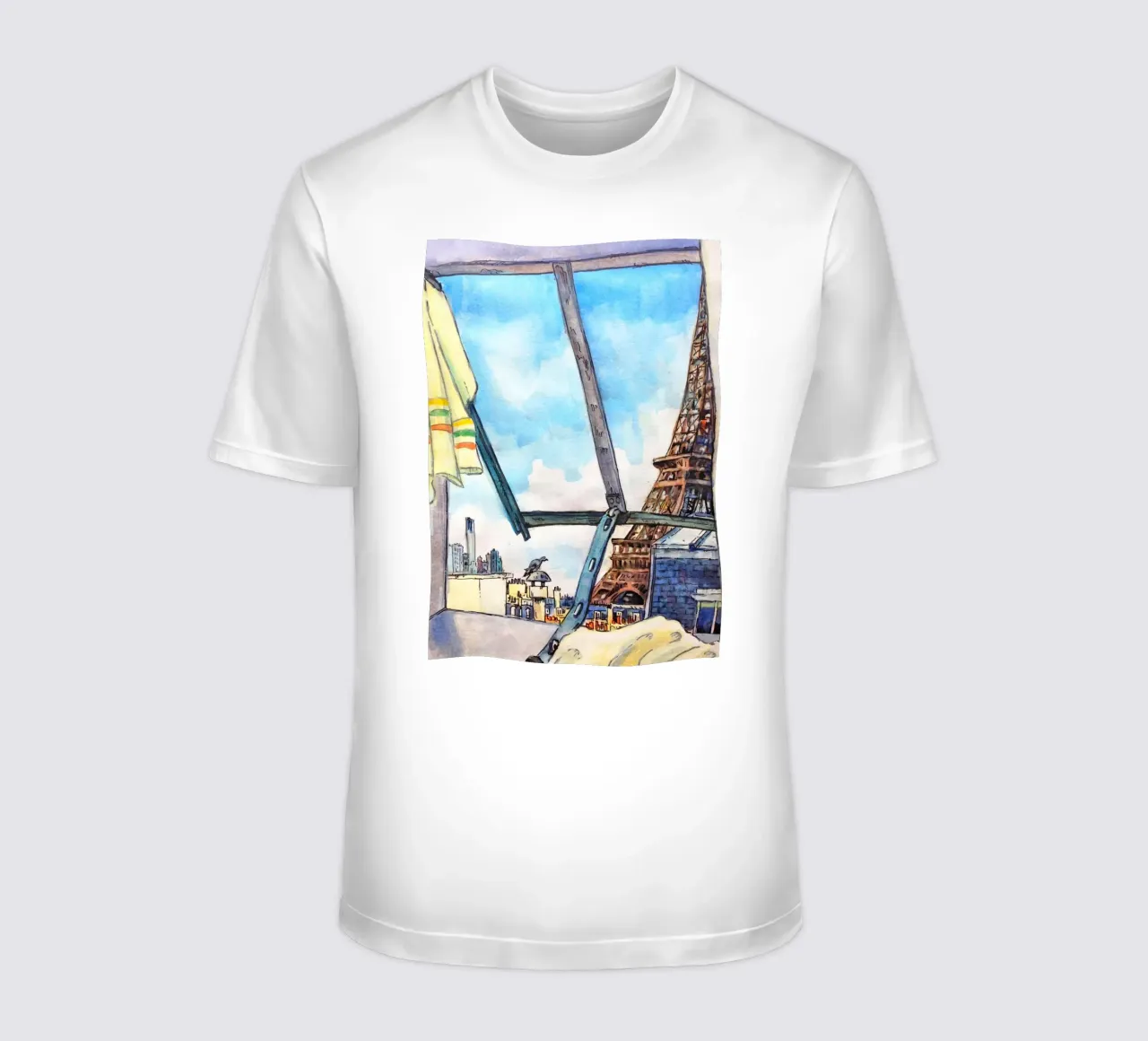 Vue de la Tour Eiffel t-shirt de C.WILL