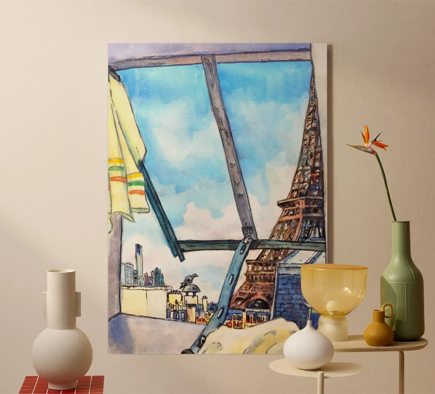 View of the Eiffel Tower plexiglass da C.WILL