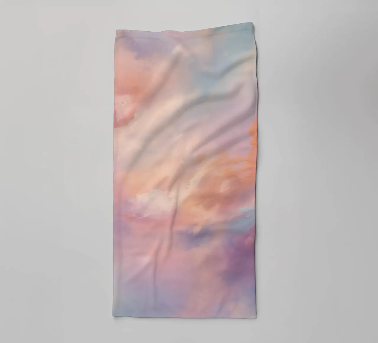 Pastel dream abstract towel by Carinaprint