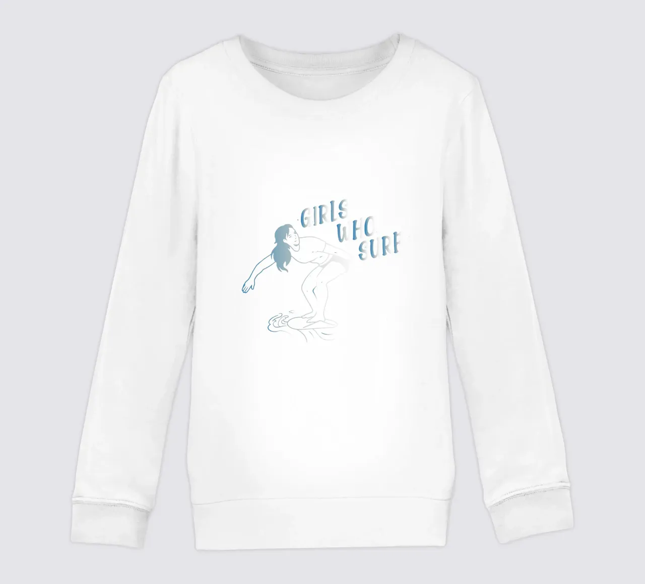 Ragazze che fanno surf felpa bambino da Gunawan Rb