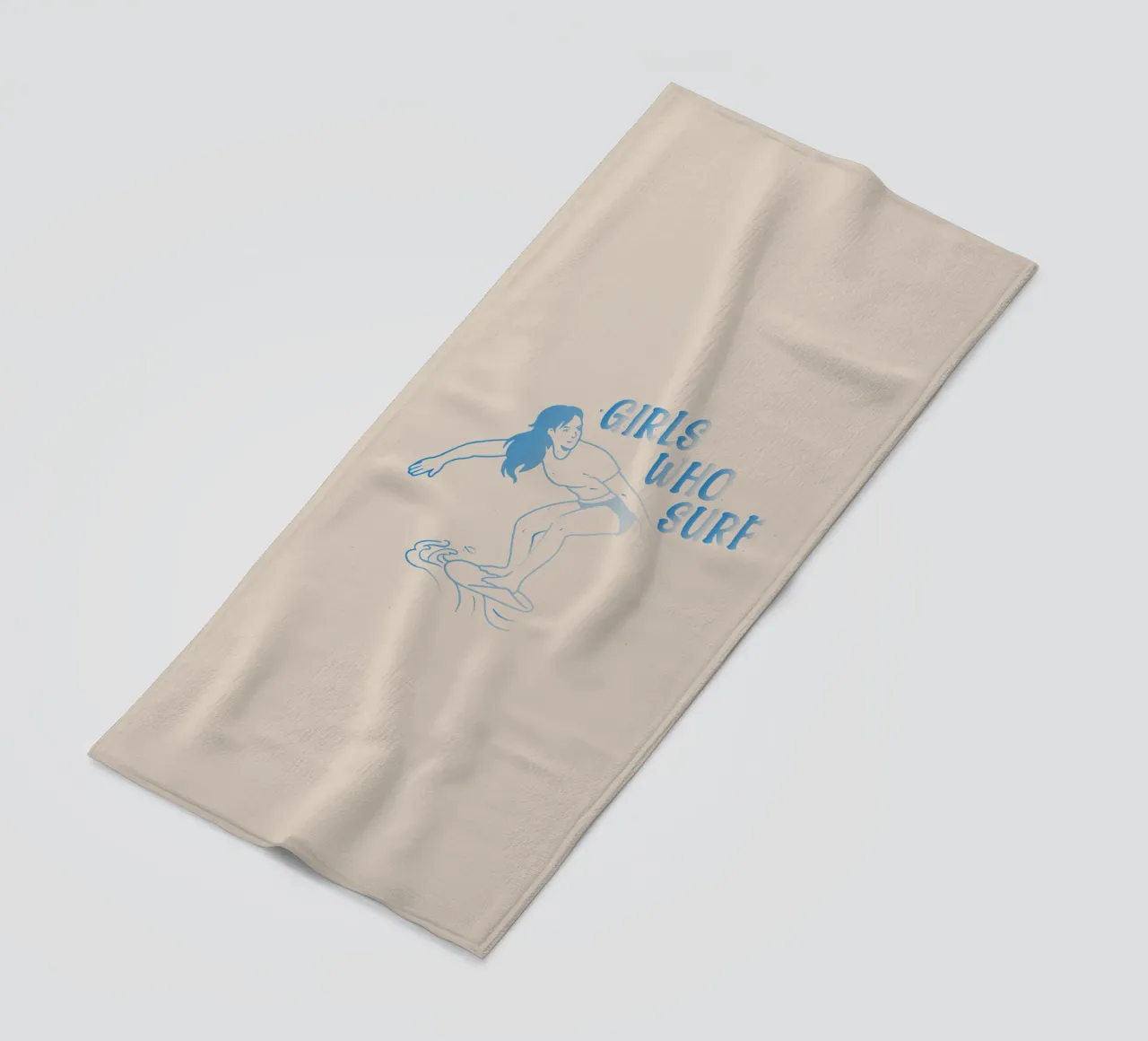 Ragazze che fanno surf telo mare da Gunawan Rb