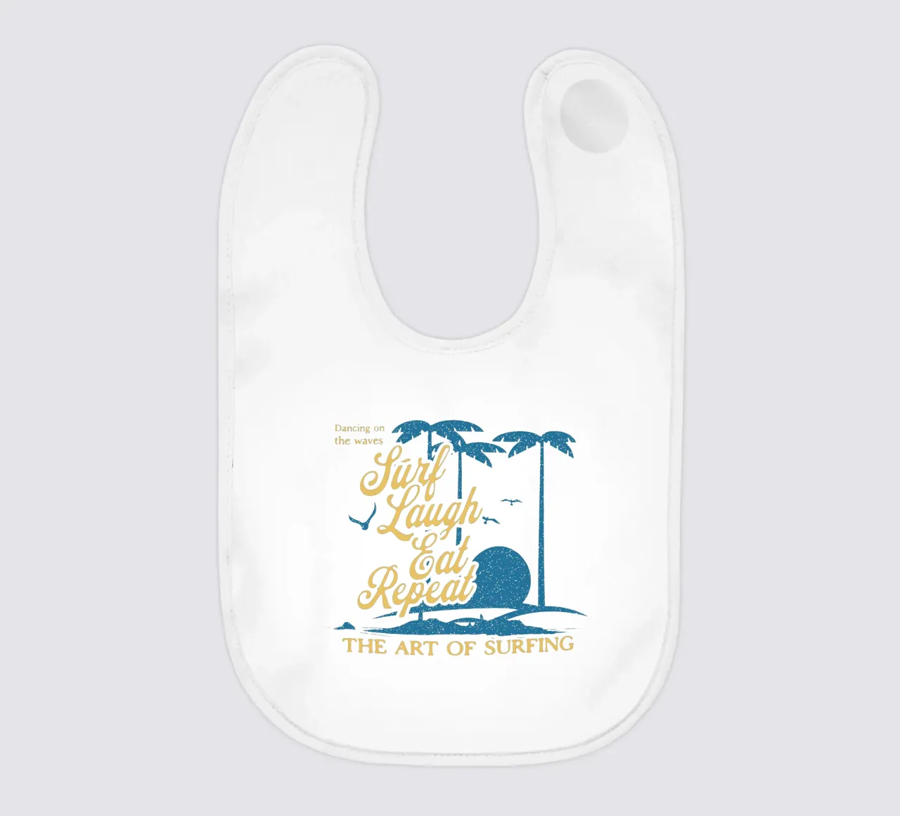 Surf Laugh Eat Repeat bavaglino da Gunawan Rb