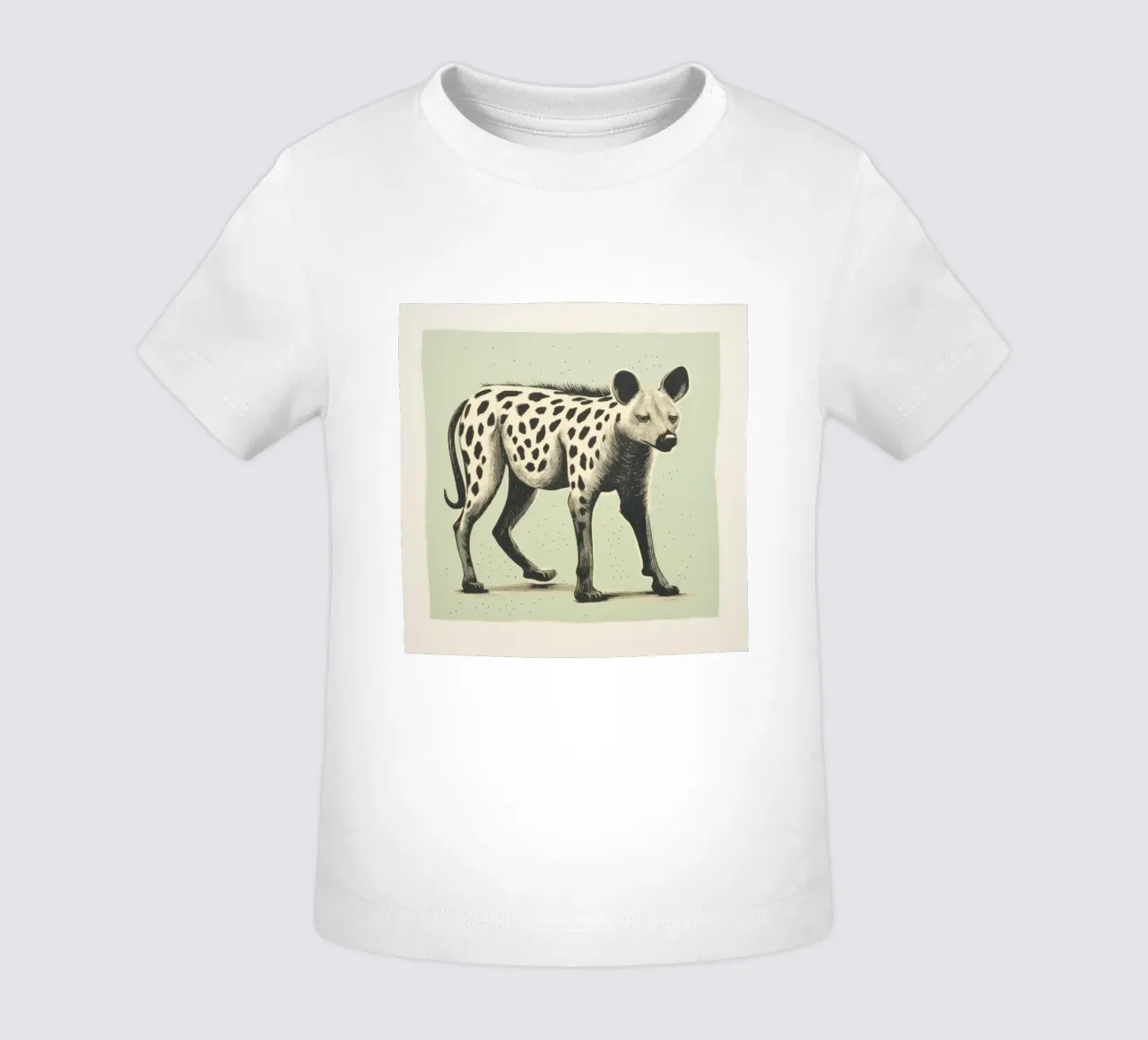 Iena verde 1 maglietta neonato da Minimal Animal Art
