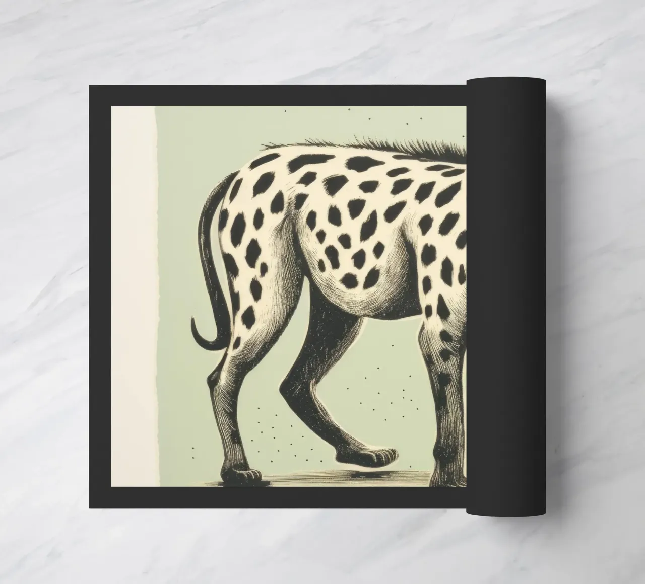 Iena verde 1 zerbino da Minimal Animal Art