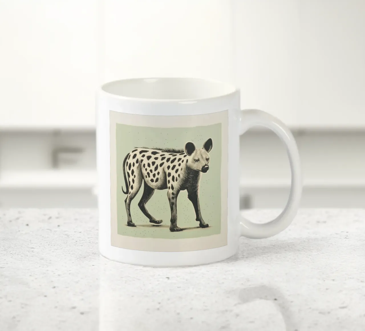 Iena verde 1 tazza in ceramica da Minimal Animal Art