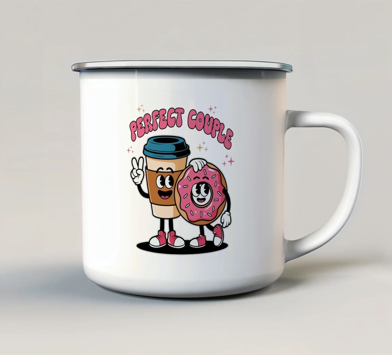 Perfect Couple tazza in smalto da edsonramosart