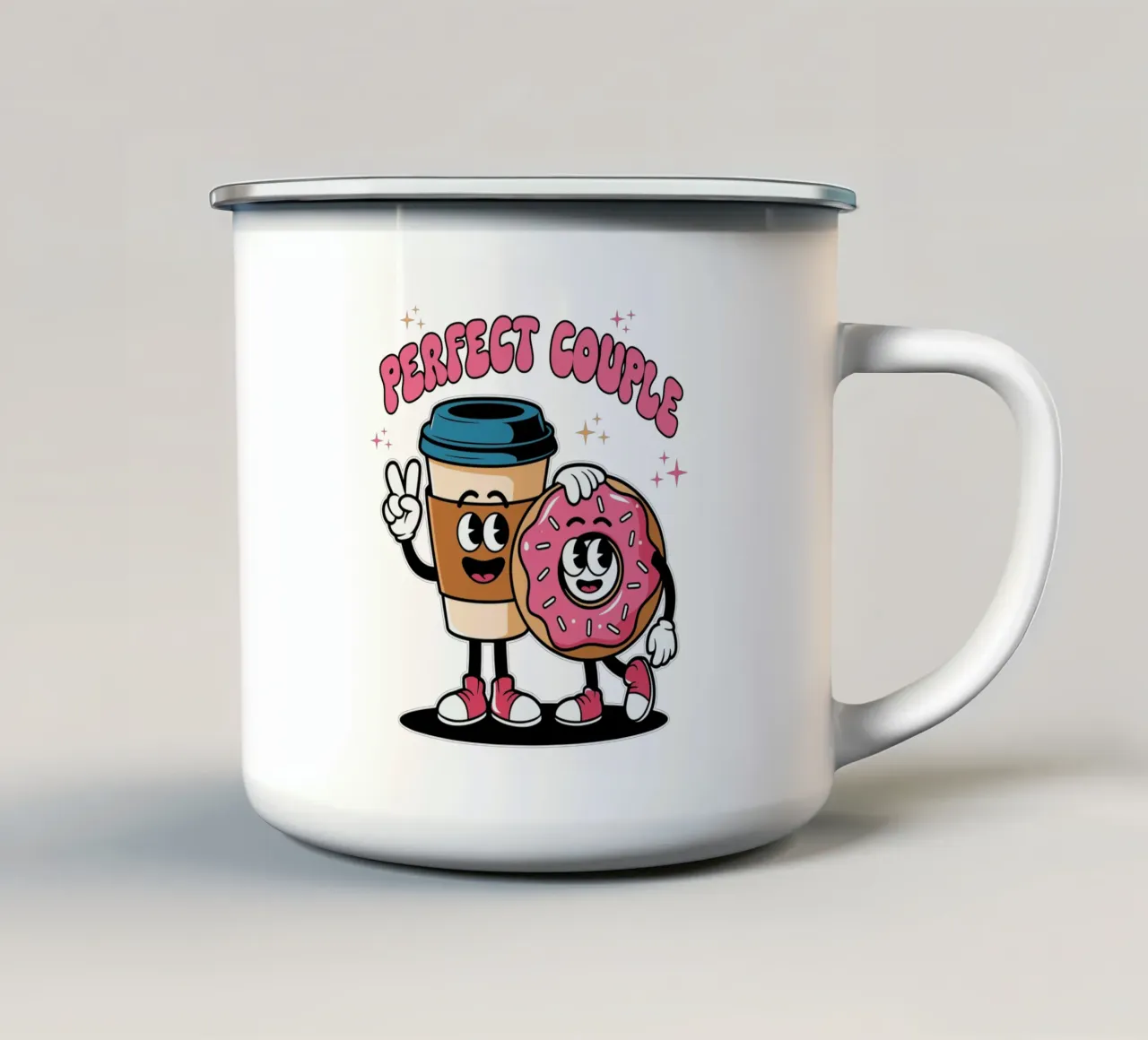 Perfect Couple tazza in smalto da edsonramosart