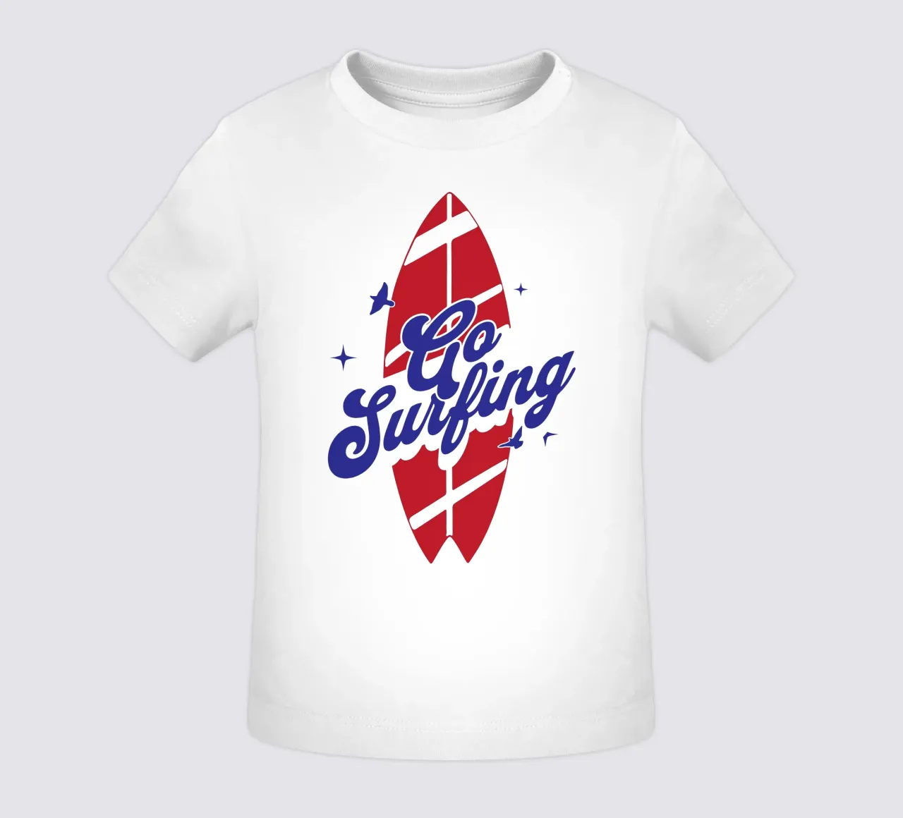 Go Surfing baby t-shirt by Gunawan Rb