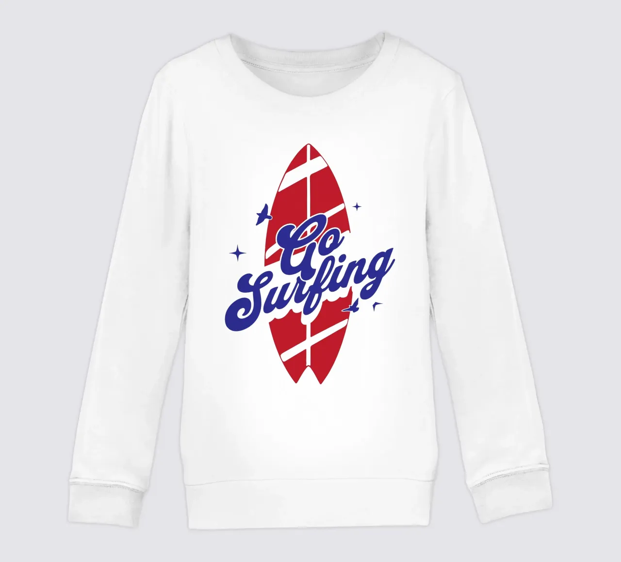 Go Surfing kids sweatshirt by Gunawan Rb