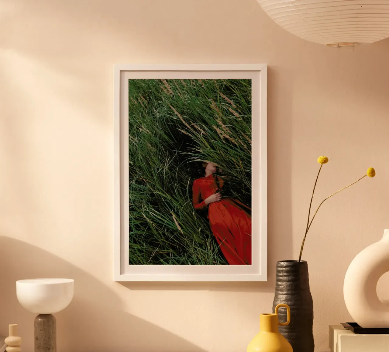 004 - Olga Barantseva poster con telaio in alluminio da Pictufy