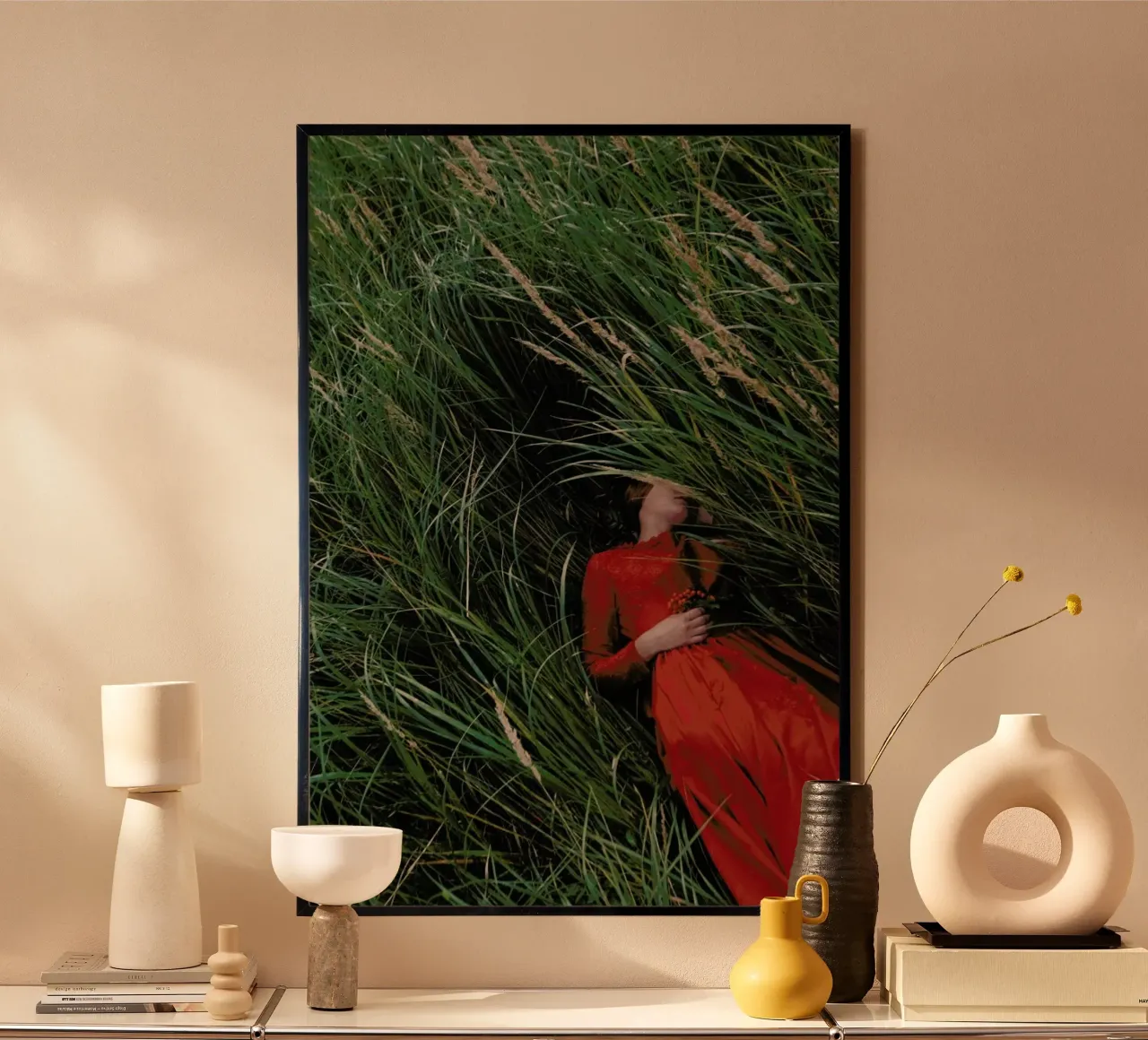 004 - Olga Barantseva poster con telaio in alluminio da Pictufy