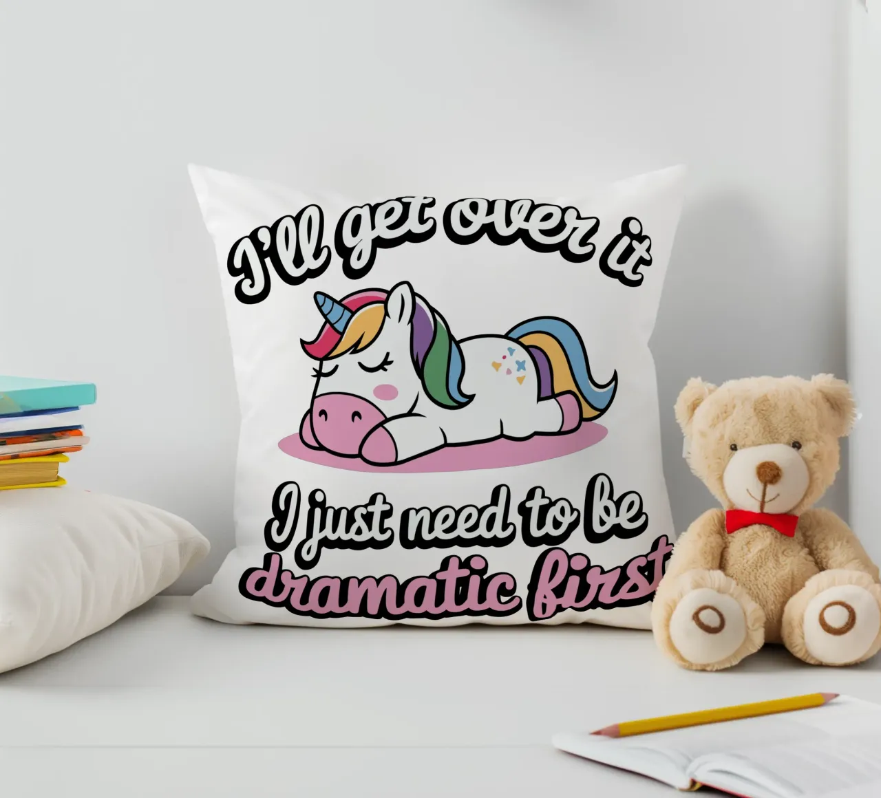 I'll get over it, I just need to be dramatic first cuscino da edsonramosart