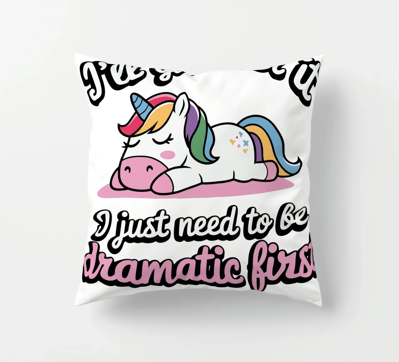 I'll get over it, I just need to be dramatic first cuscino da edsonramosart