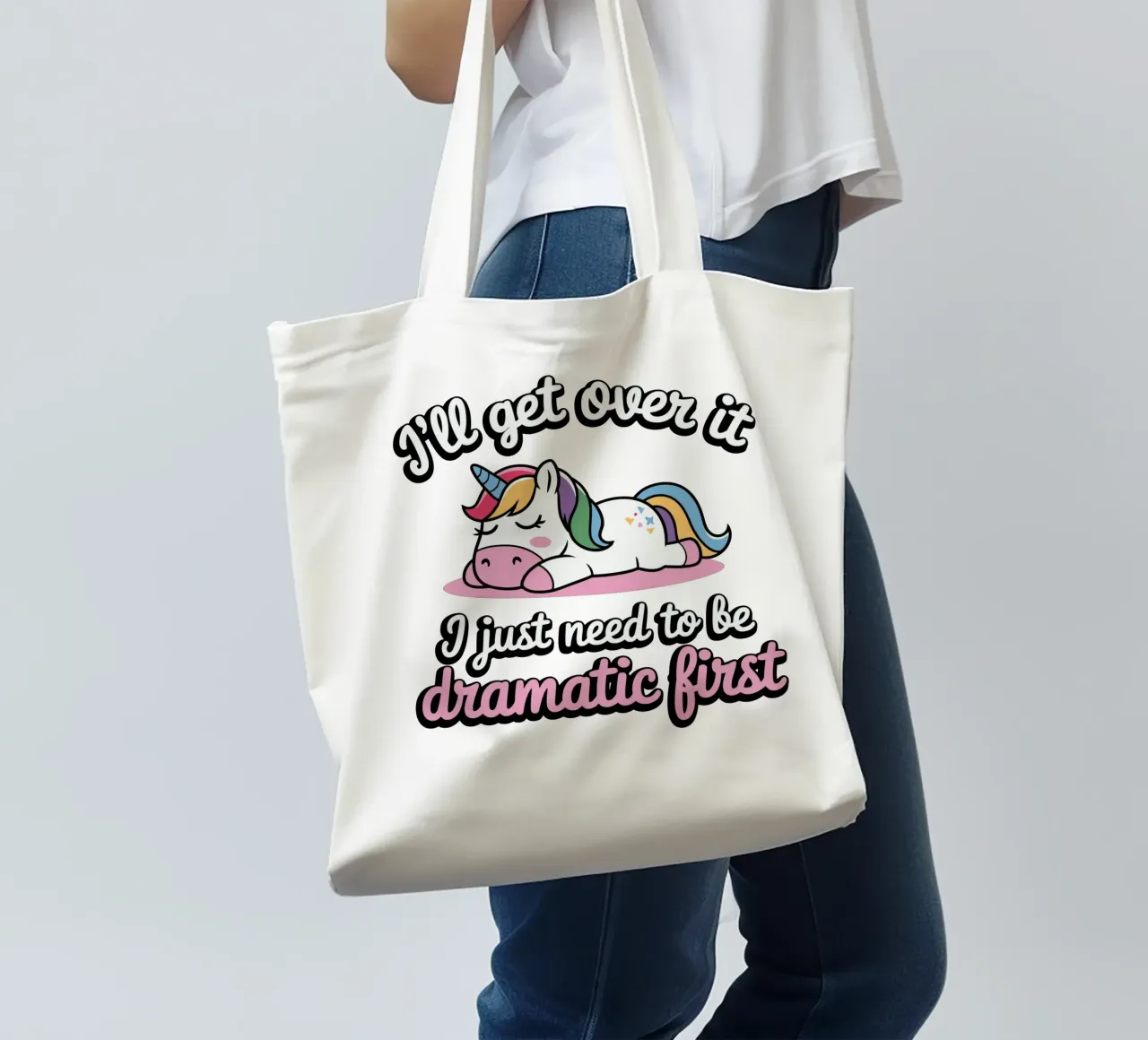 I'll get over it, I just need to be dramatic first borsa in juta da edsonramosart