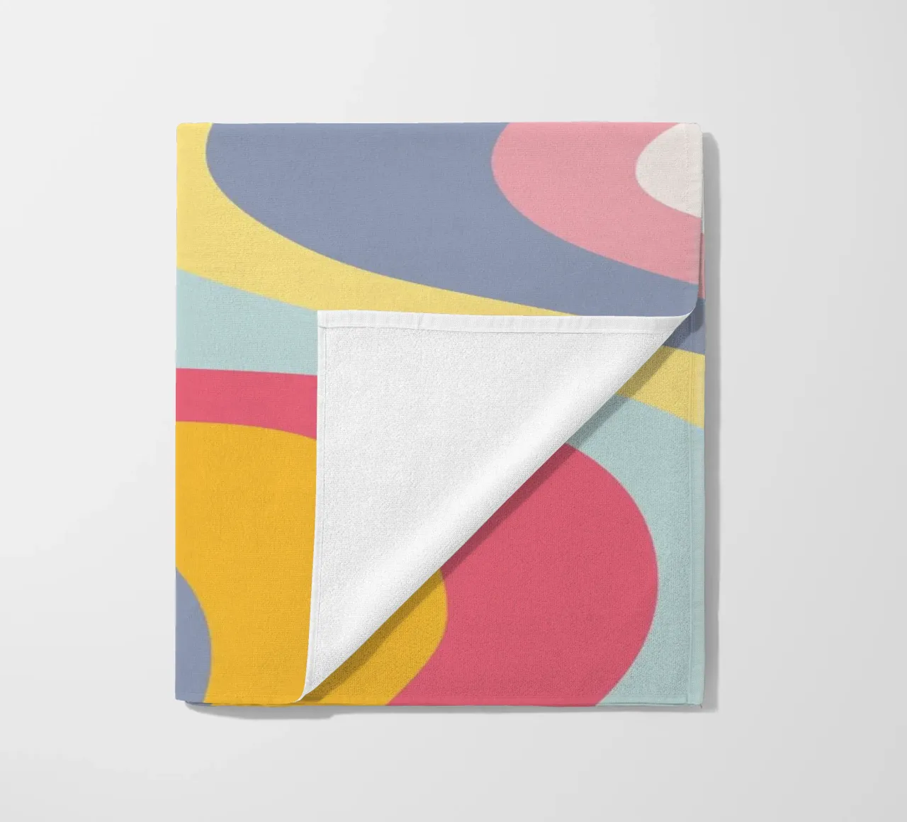 Groovy Swirls Pastell beach towel by BAINAI