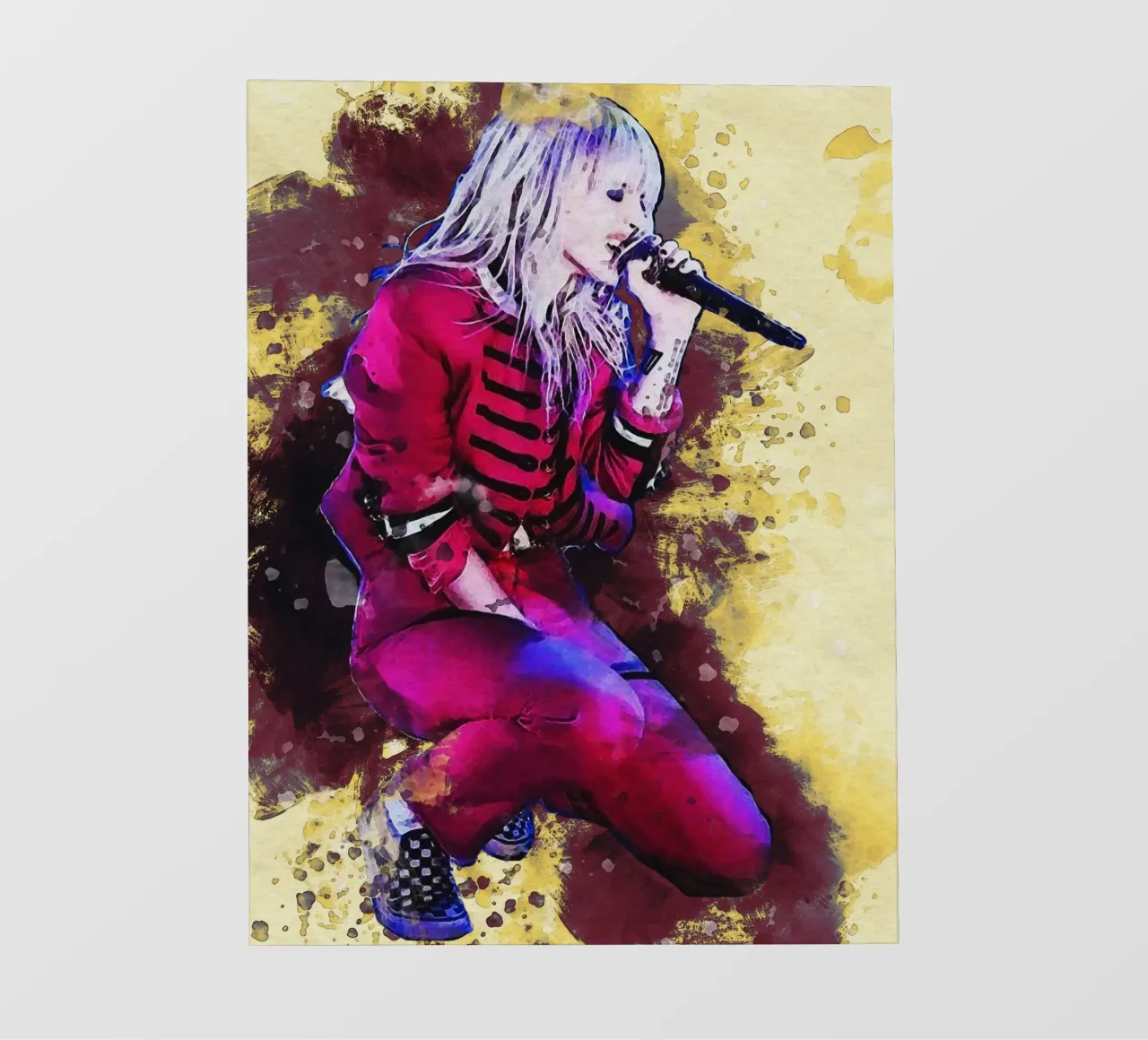 Macchia di ritratto Hayley Williams pellicola backlit da Gunawan Rb