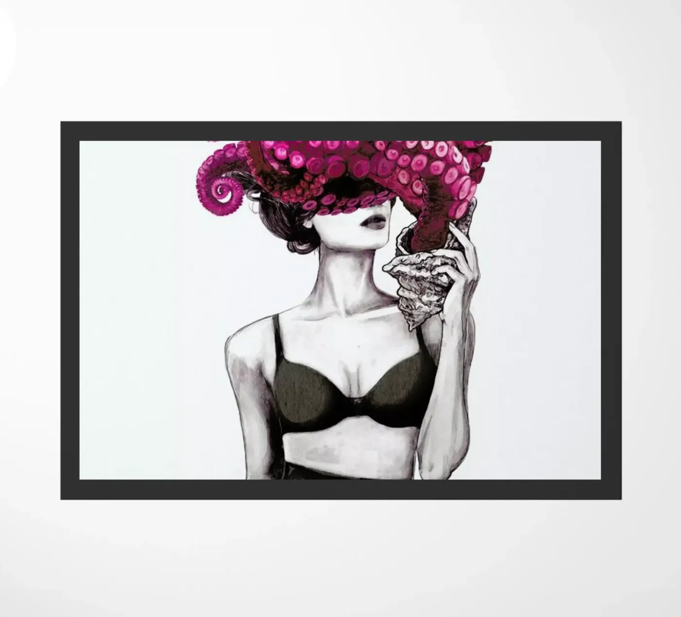 Ocean doormat by Laura Graves