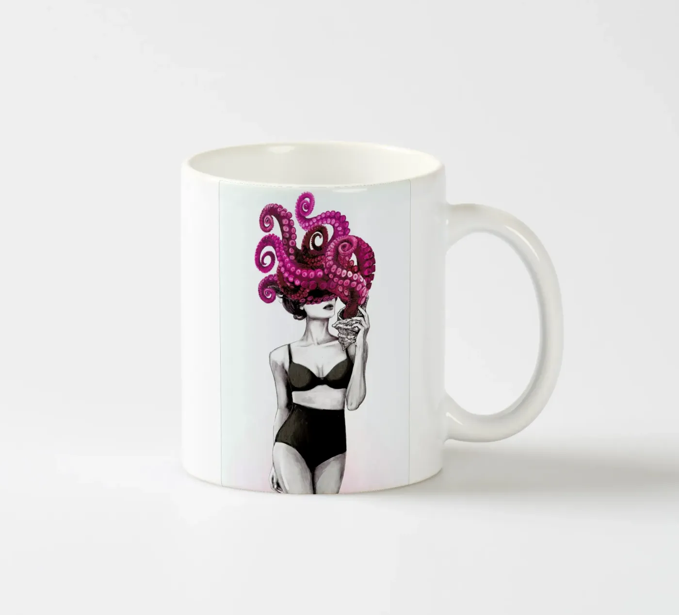 Ocean ceramic mug by Laura Graves