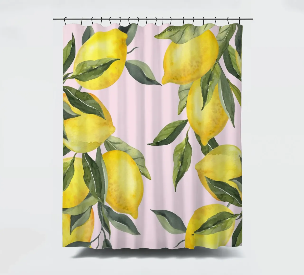 Zitrone drucken, Zitrone Wandkunst, Obst Poster, Italienisch drucken Duschvorhang von Bella Studio