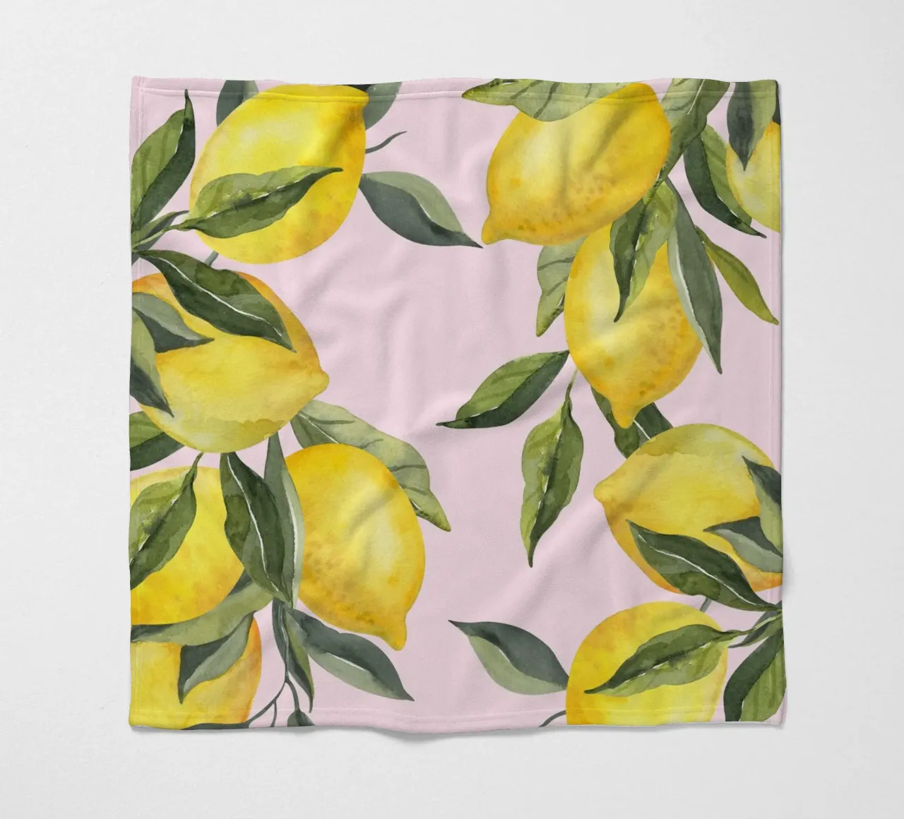 Zitrone drucken, Zitrone Wandkunst, Obst Poster, Italienisch drucken Fleecedecke von Bella Studio