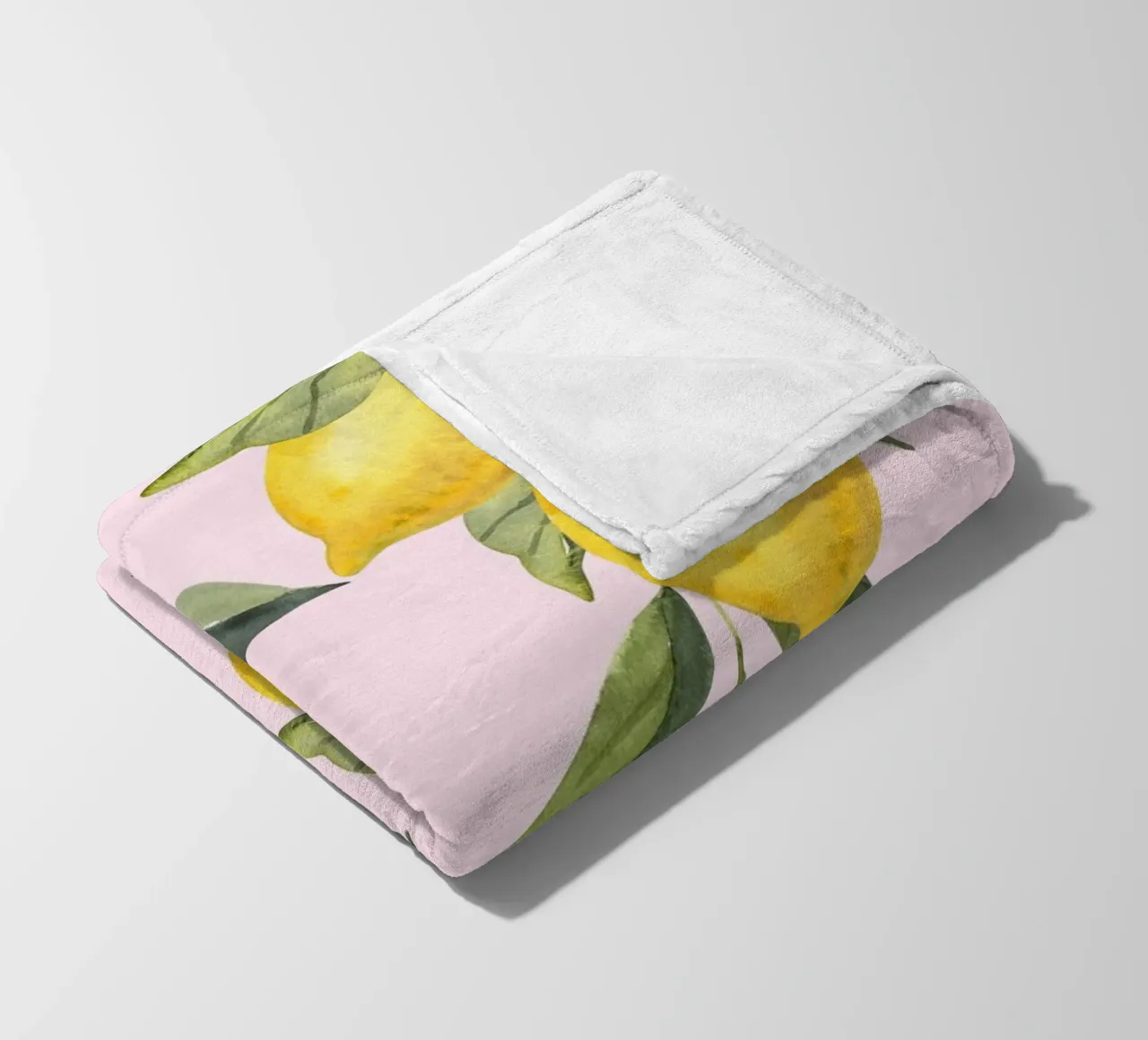Zitrone drucken, Zitrone Wandkunst, Obst Poster, Italienisch drucken Fleecedecke von Bella Studio