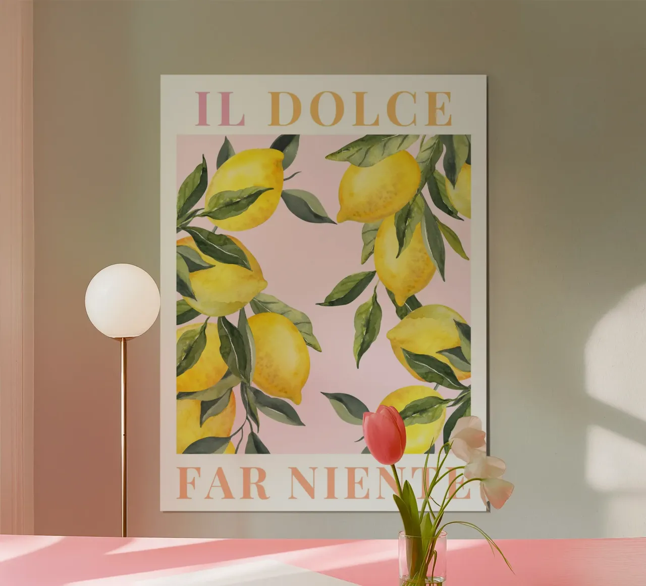 Zitrone drucken, Zitrone Wandkunst, Obst Poster, Italienisch drucken Poster von Bella Studio