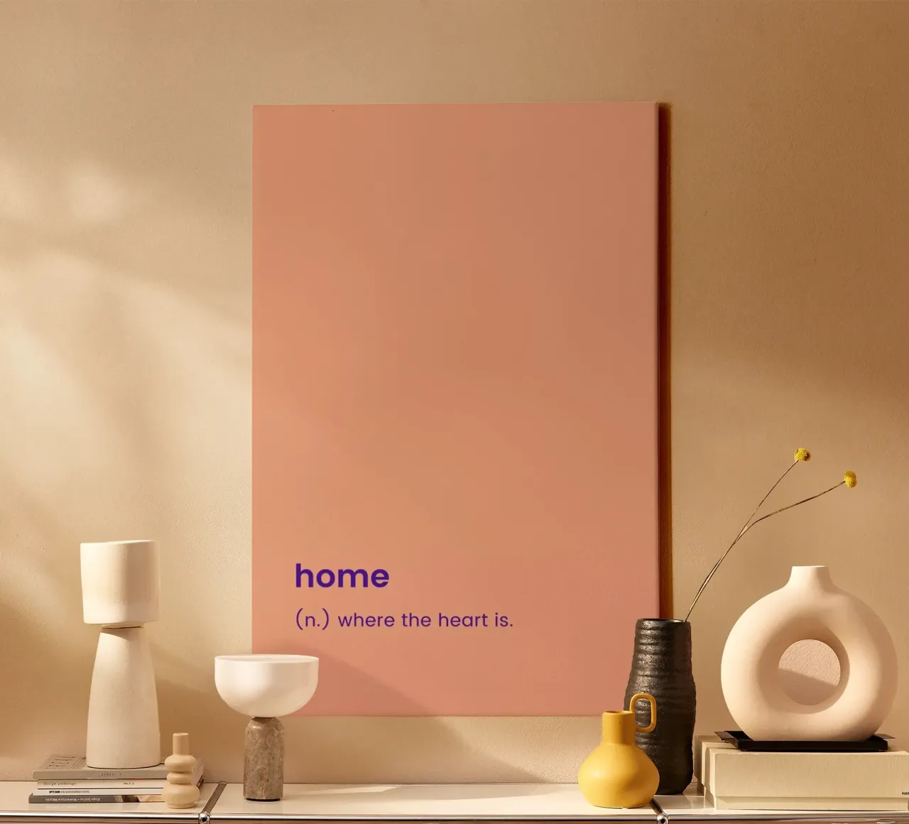 For the New Home canvas met Baklijst van Studio One
