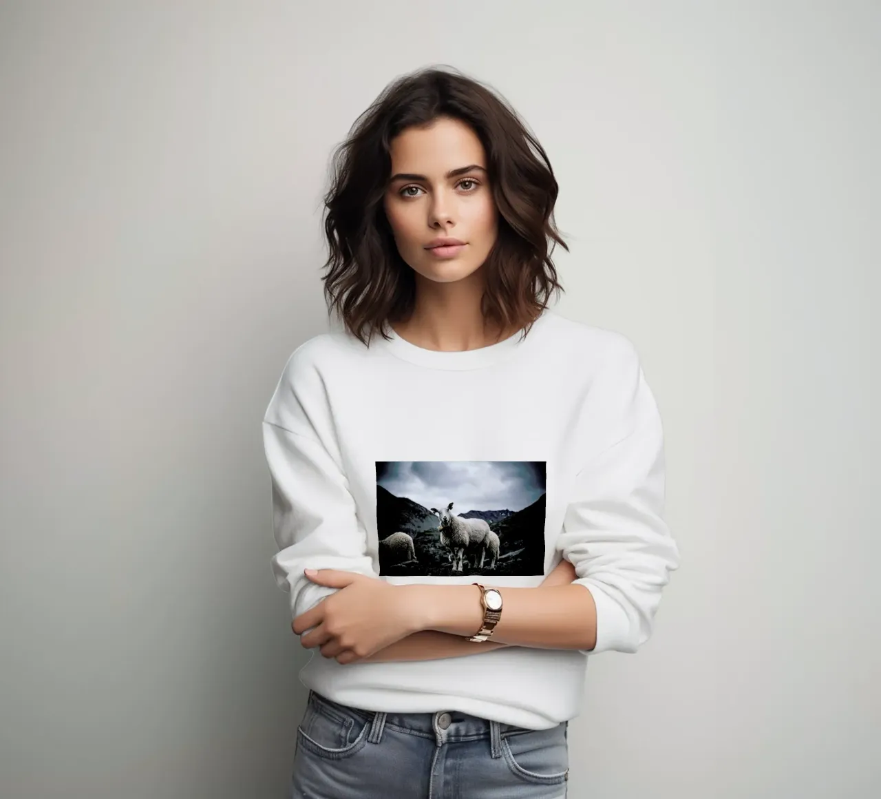 Sheep 2 felpa da Chris Abatzis