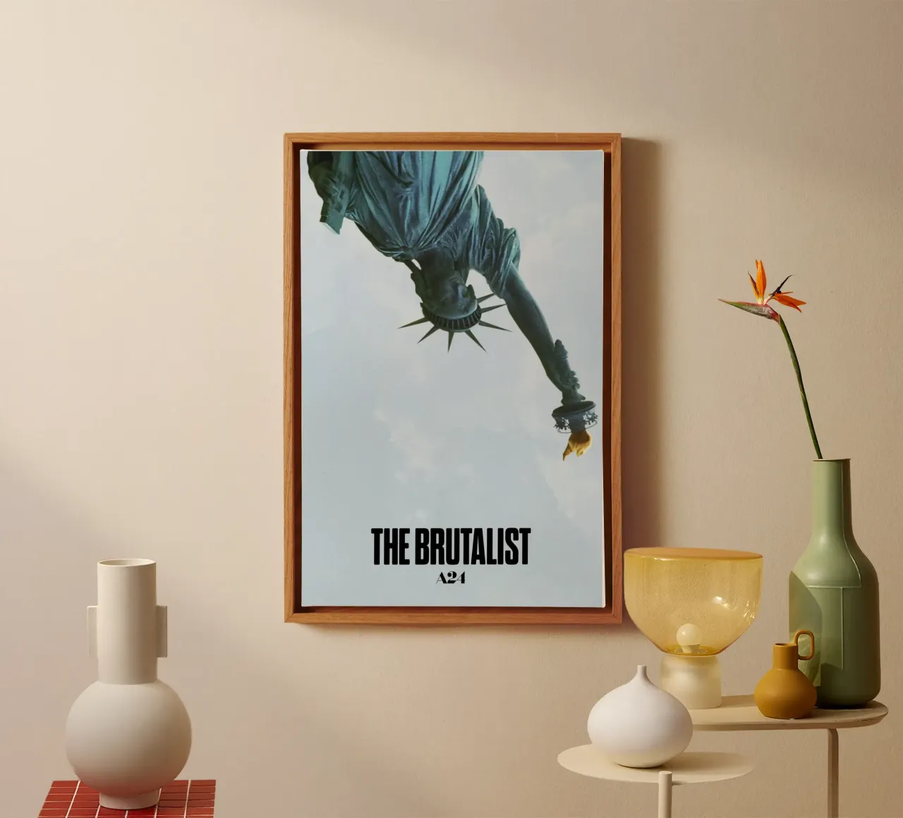 The Brutalist tela con Cornice a cassetta da Attaboy Dsgn