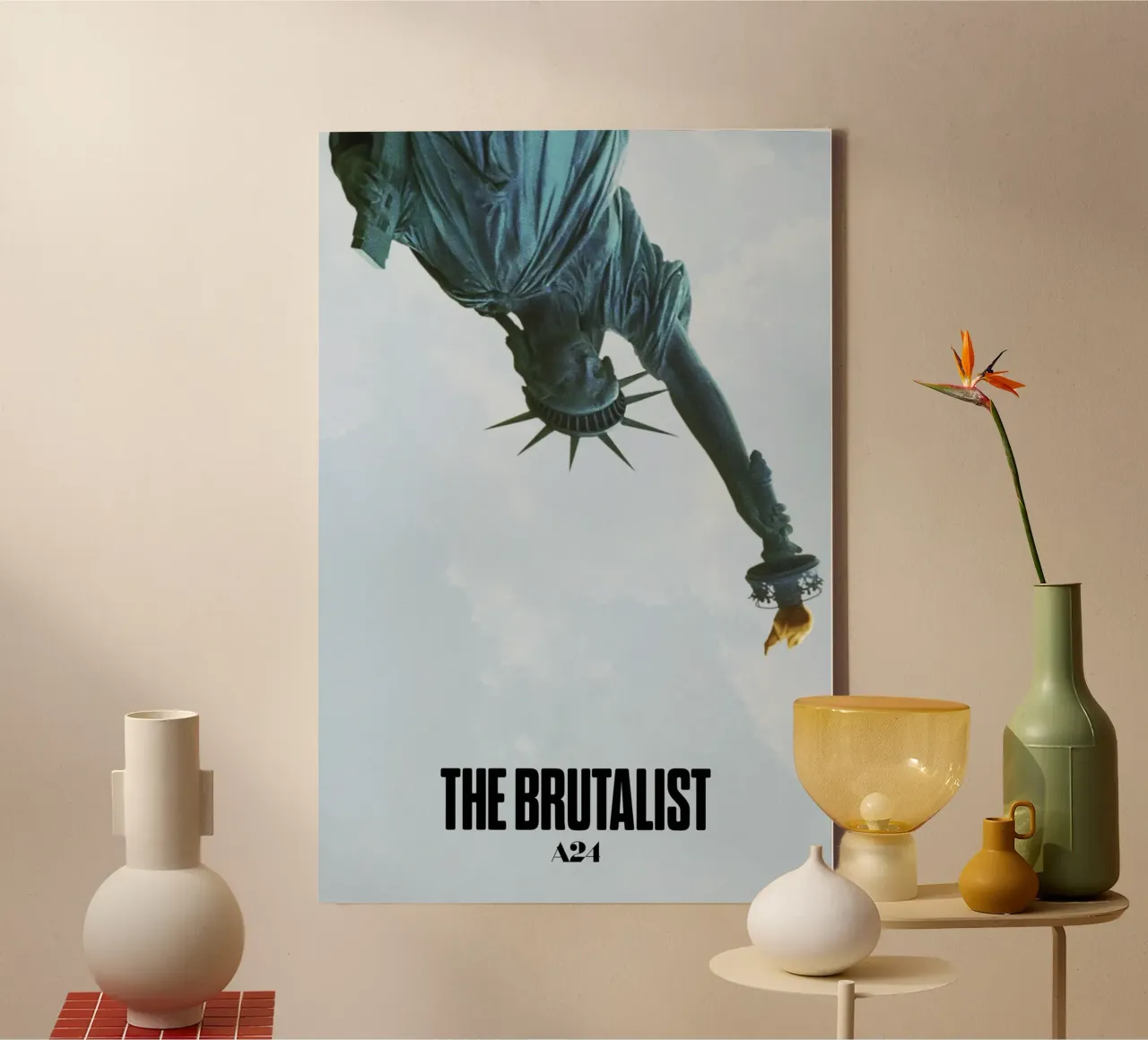 The Brutalist tela con Cornice a cassetta da Attaboy Dsgn