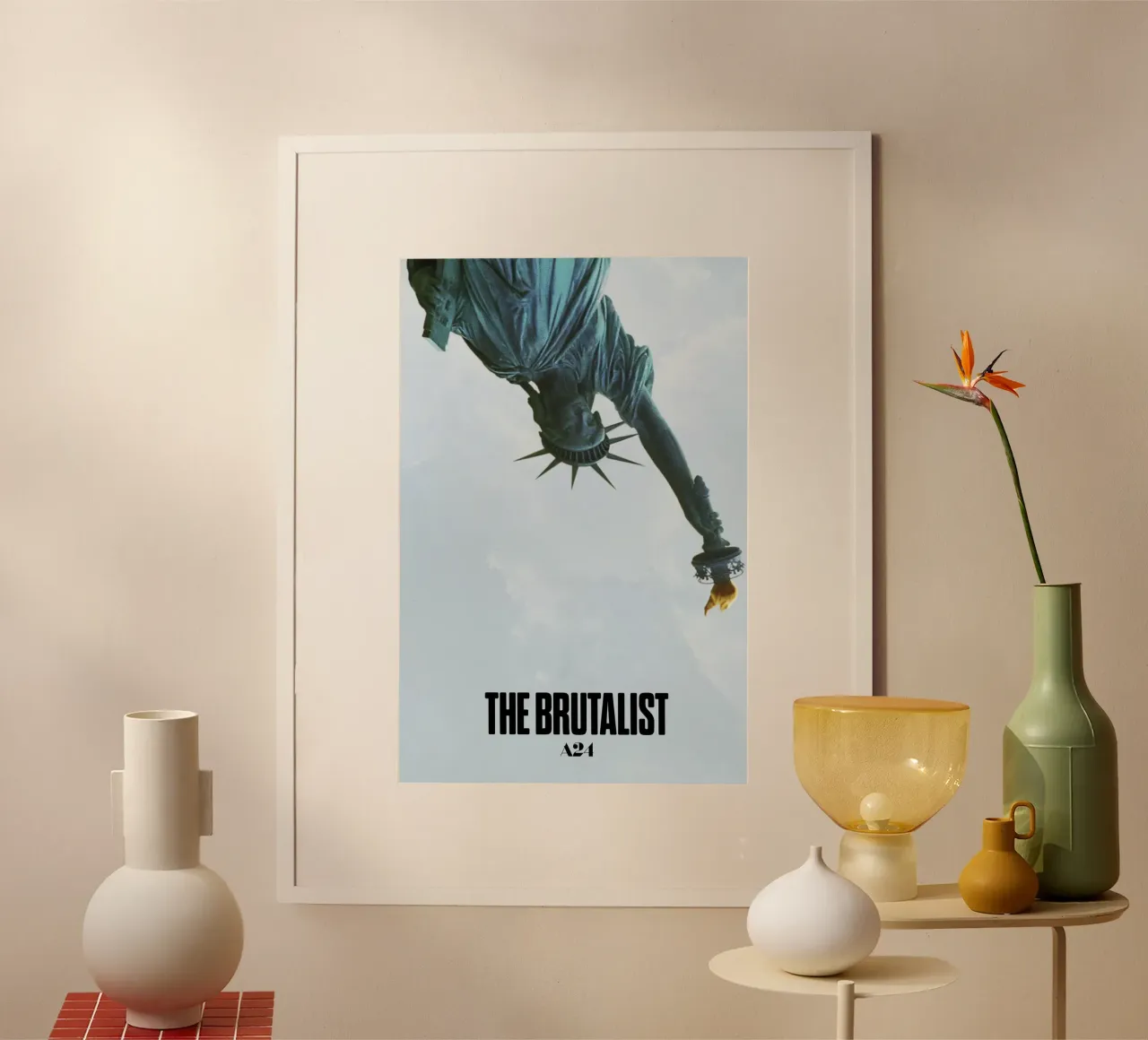 The Brutalist poster con telaio in plastica da Attaboy Dsgn